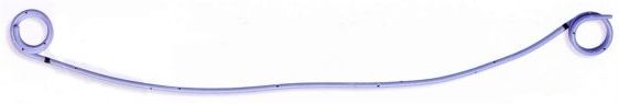 Double-J ureteral stent device